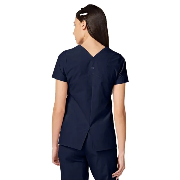 Parkley ABC - Women's Two-Pocket CRESSY V-Neck Top... from ASI 86018 Scrub Authority