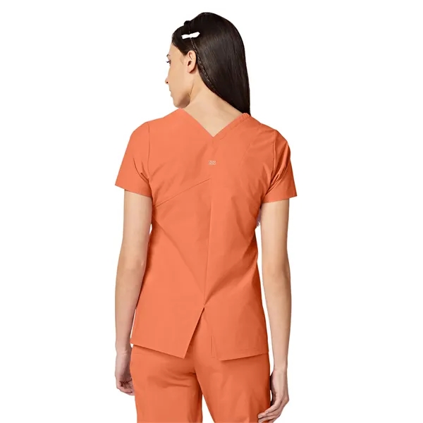 Parkley ABC - Women's Two-Pocket CRESSY V-Neck Top... from ASI 86018 Scrub Authority