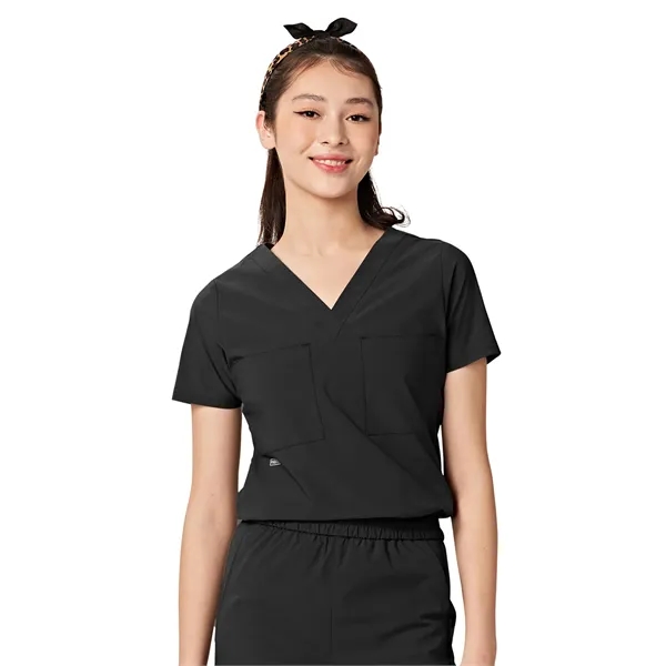 Parkley ABC - Women's Two-Pocket Tuck Band VALENCIA V-Nec...... from ASI 86018 Scrub Authority
