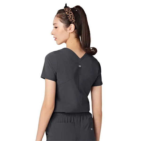 Parkley ABC - Women's Two-Pocket Tuck Band VALENCIA V-Nec...... from ASI 86018 Scrub Authority