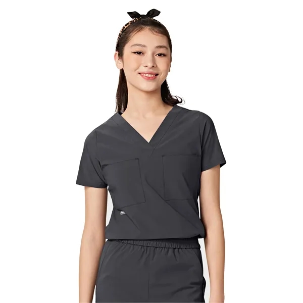 Parkley ABC - Women's Two-Pocket Tuck Band VALENCIA V-Nec...... from ASI 86018 Scrub Authority