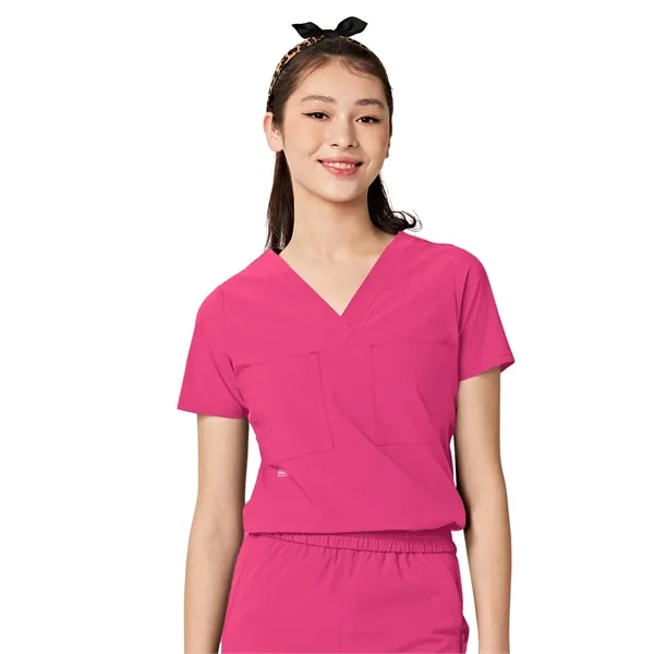 Parkley ABC - Women's Two-Pocket Tuck Band VALENCIA V-Nec...... from ASI 86018 Scrub Authority