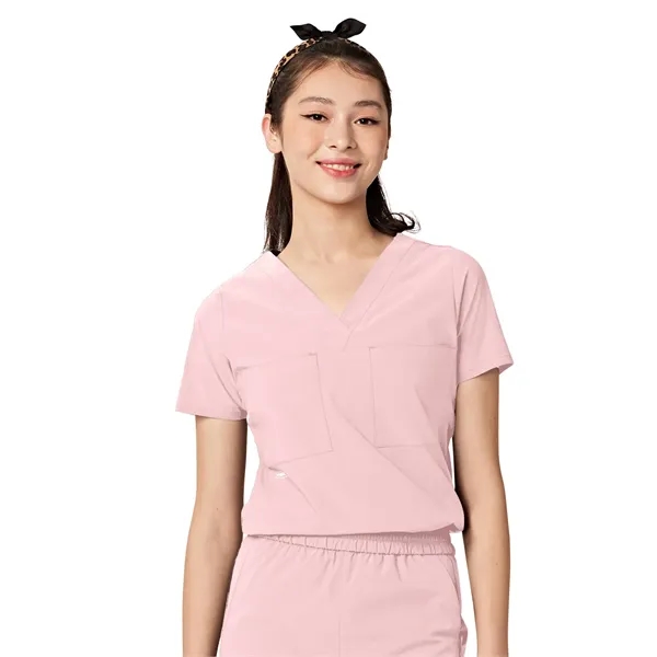 Parkley ABC - Women's Two-Pocket Tuck Band VALENCIA V-Nec...... from ASI 86018 Scrub Authority