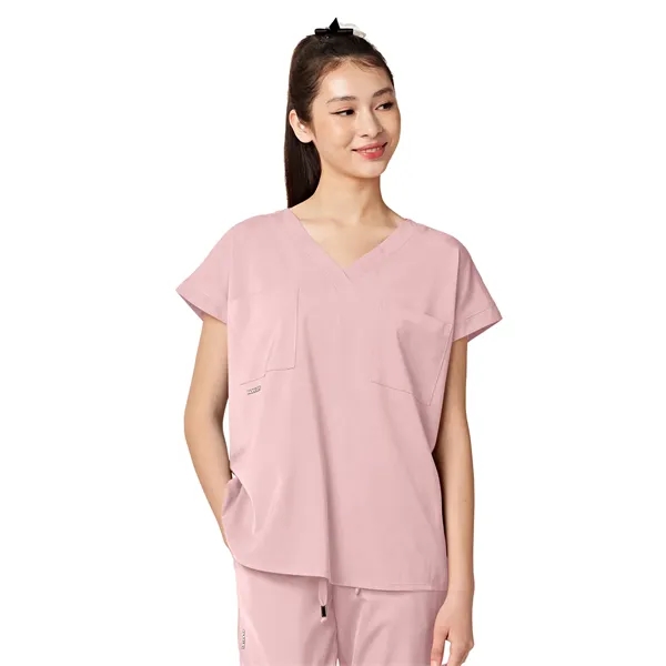 Parkley ABC - Women's Oversized Two-Pocket Dolman REMY V-...... from ASI 86018 Scrub Authority