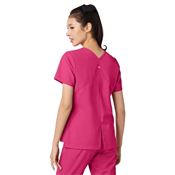 Parkley ABC - Women's Two-Pocket TESS Mandarin Mock Wrap Top... from ASI 86018 Scrub Authority