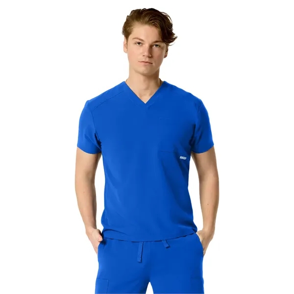 Parkley ABC - Men's One-Pocket SANTIAGO Basic V-Neck Top... from ASI 86018 Scrub Authority