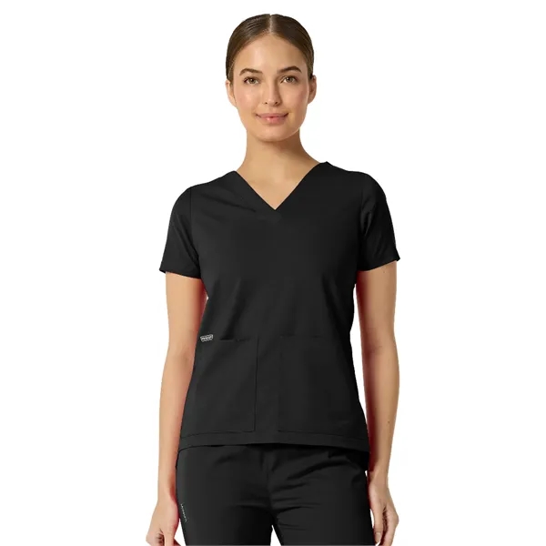 Parkley Kinetic - Women's Two-Pocket ASTRID V-Neck Top... from ASI 86018 Scrub Authority