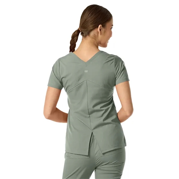 Parkley Kinetic - Women's Two-Pocket ASTRID V-Neck Top... from ASI 86018 Scrub Authority