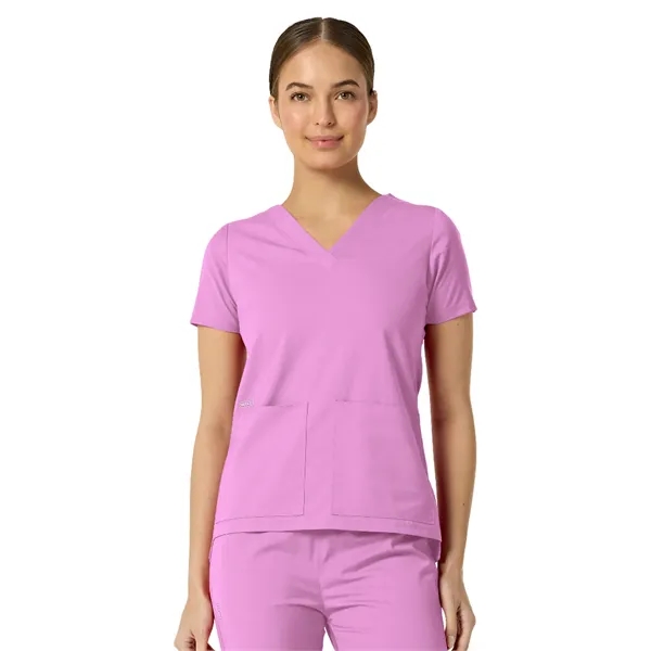 Parkley Kinetic - Women's Two-Pocket ASTRID V-Neck Top... from ASI 86018 Scrub Authority