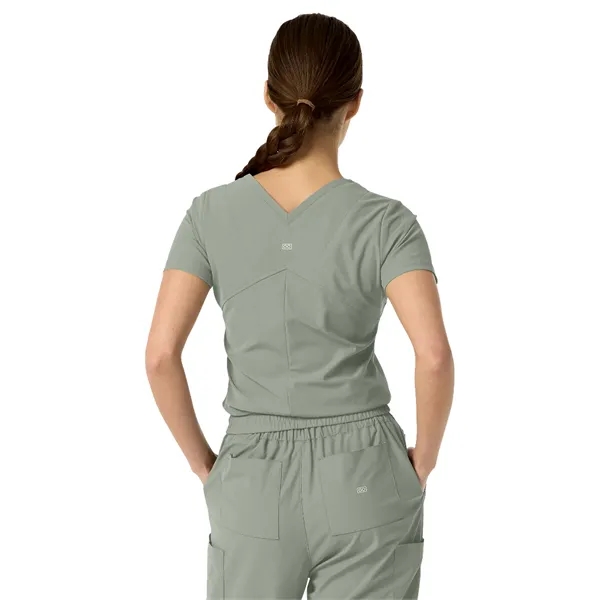 Parkley Kinetic - Women's Two-Pocket CELINE Tuck Band V-N...... from ASI 86018 Scrub Authority