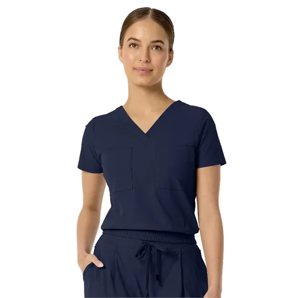 Parkley Kinetic - Women's Two-Pocket CELINE Tuck Band V-N...... from ASI 86018 Scrub Authority