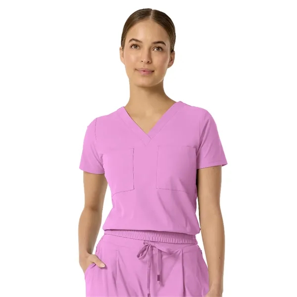 Parkley Kinetic - Women's Two-Pocket CELINE Tuck Band V-N...... from ASI 86018 Scrub Authority