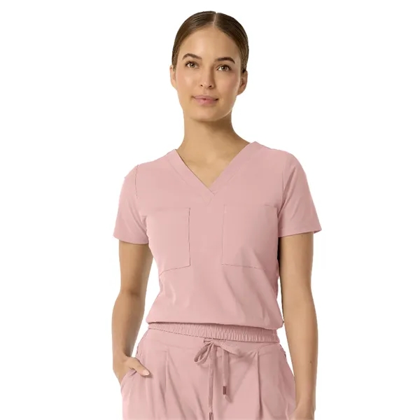 Parkley Kinetic - Women's Two-Pocket CELINE Tuck Band V-N...... from ASI 86018 Scrub Authority