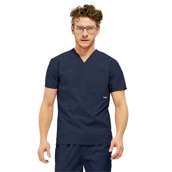 Parkley Kinetic - Men's Three-Pocket ATLAS V-Neck Top... from ASI 86018 Scrub Authority