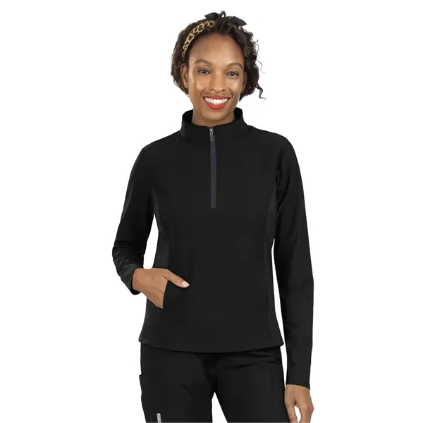 Parkley Kinetic - Women's Two-Pocket Perfect Quarter Zip ...... from ASI 86018 Scrub Authority