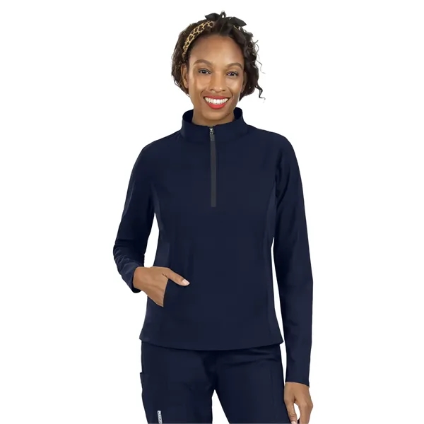 Parkley Kinetic - Women's Two-Pocket Perfect Quarter Zip ...... from ASI 86018 Scrub Authority