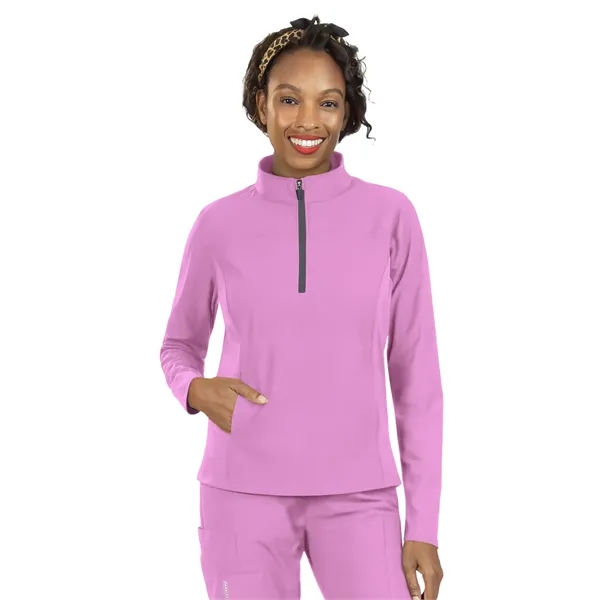 Parkley Kinetic - Women's Two-Pocket Perfect Quarter Zip ...... from ASI 86018 Scrub Authority