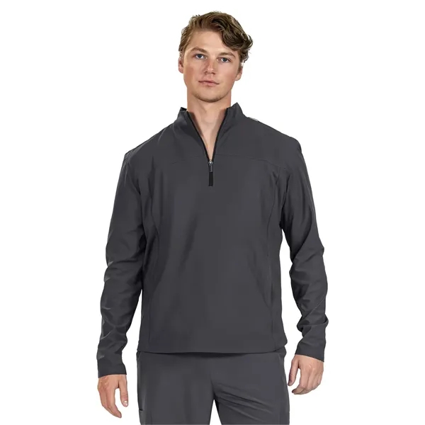 Parkley Kinetic - Men's Two-Pocket Perfect Quarter Zip Ja...... from ASI 86018 Scrub Authority