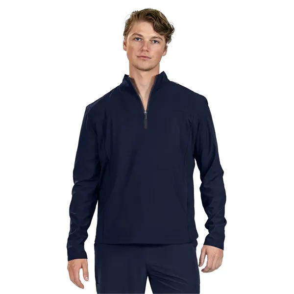 Parkley Kinetic - Men's Two-Pocket Perfect Quarter Zip Ja...... from ASI 86018 Scrub Authority