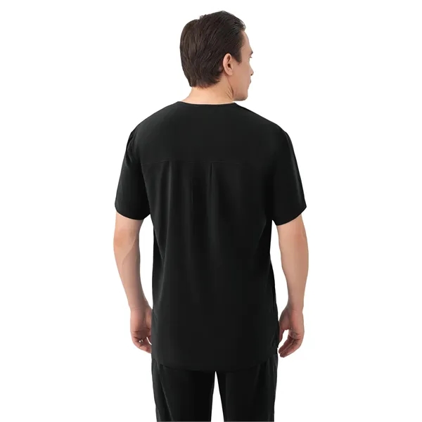 Parkley Quantum - Men's Three-Pocket RYDER V-Neck Scrub Top... from ASI 86018 Scrub Authority