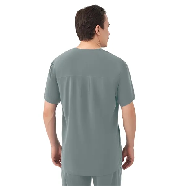 Parkley Quantum - Men's Three-Pocket RYDER V-Neck Scrub Top... from ASI 86018 Scrub Authority