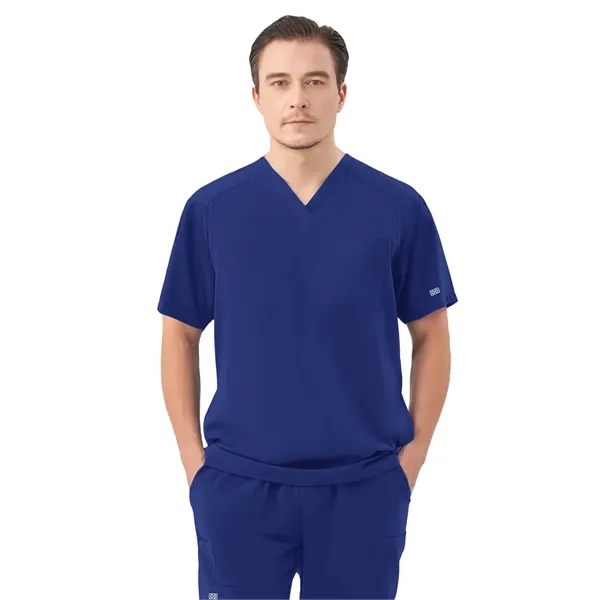 Parkley Quantum - Men's Three-Pocket RYDER V-Neck Scrub Top... from ASI 86018 Scrub Authority