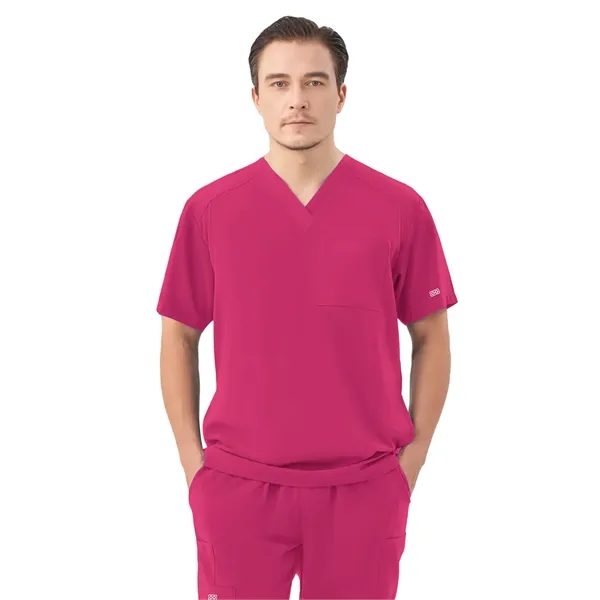 Parkley Quantum - Men's Three-Pocket RYDER V-Neck Scrub Top... from ASI 86018 Scrub Authority