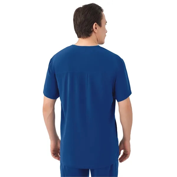 Parkley Quantum - Men's Three-Pocket RYDER V-Neck Scrub Top... from ASI 86018 Scrub Authority