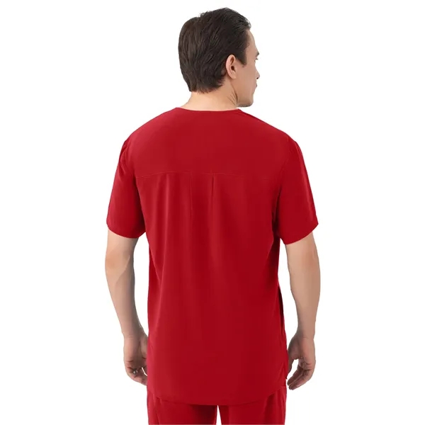Parkley Quantum - Men's Three-Pocket RYDER V-Neck Scrub Top... from ASI 86018 Scrub Authority