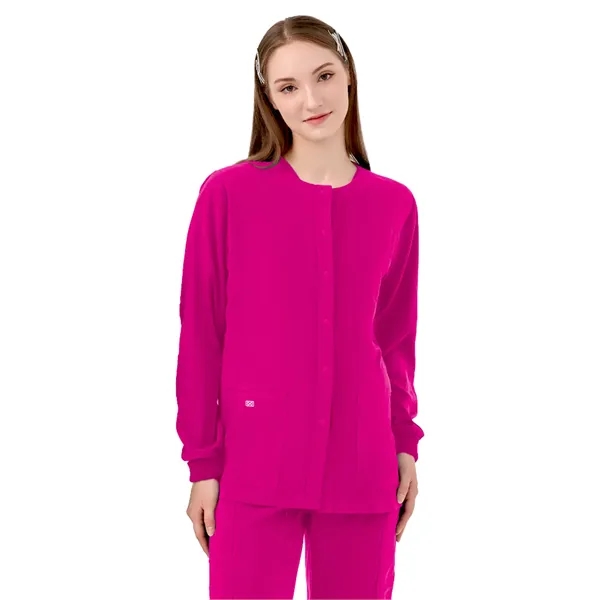 Parkley Quantum - Women's Two-Pocket CELESTE Snap Front J...... from ASI 86018 Scrub Authority