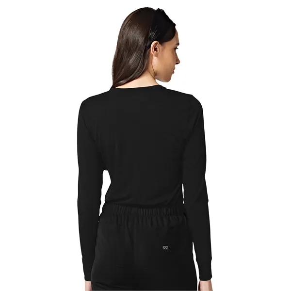 Parkley Subscrubs - Women's Crew Neck Long Sleeve Tee... from ASI 86018 Scrub Authority