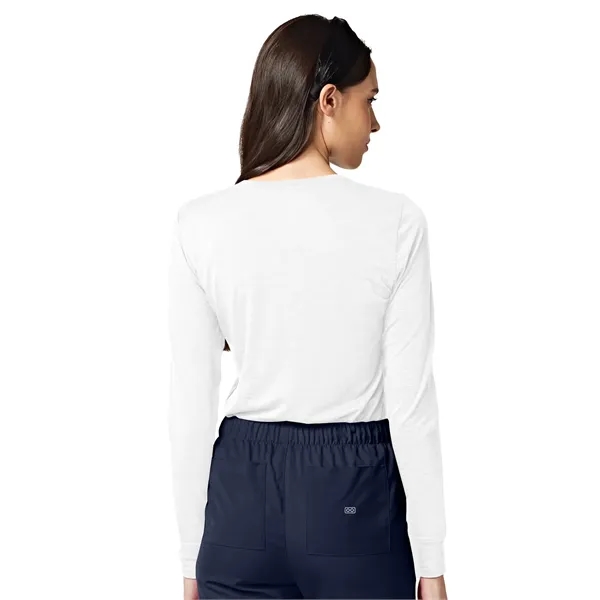 Parkley Subscrubs - Women's Crew Neck Long Sleeve Tee... from ASI 86018 Scrub Authority