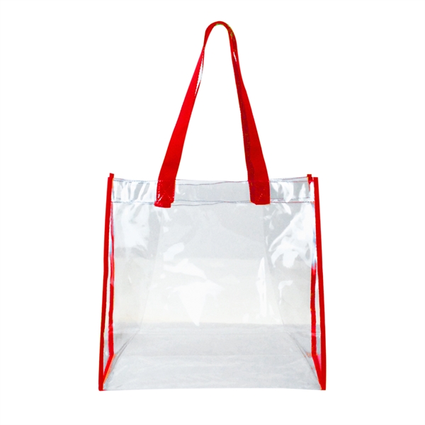 19" webbing handles Clear Tote Bag NFL Stadium Approved... from ASI 41511 Brainchild USA Inc / BrainChild Gift Club