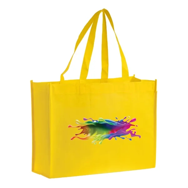 Shopping tote bag made of 80 GSM, non-woven polypropylene plus 1... from ASI 37218 Athena Promo (tm)