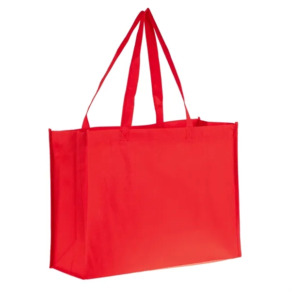 Shopping tote bag made of 80 GSM, non-woven polypropylene plus 1... from ASI 37218 Athena Promo (tm)