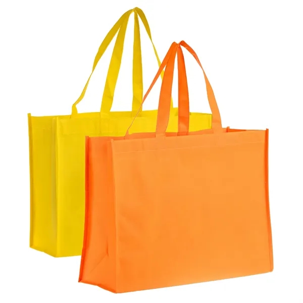 Shopping tote bag made of 80 GSM, non-woven polypropylene plus 1... from ASI 37218 Athena Promo (tm)
