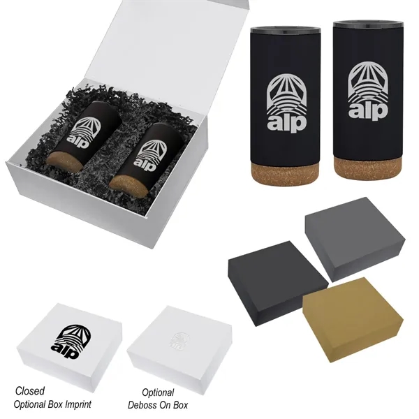 16 oz. Wellington stainless steel tumbler gift set for drinking your... from ASI 61125 Hit Promotional Products / Hit®