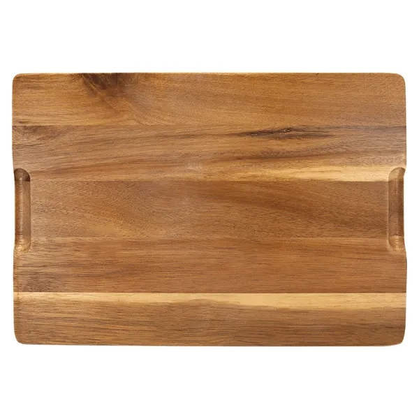 13" x 9" x 1/2" Acacia wood and slate cutting board... from ASI 74601 Calico
