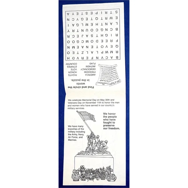 I Love America activity pad.... from ASI 45815 Coloring Book Solutions / Coloring Book Solutions™