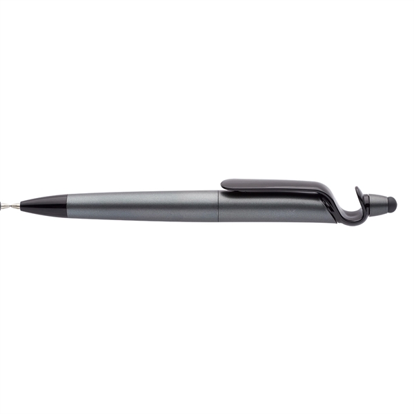 3-in-1 plastic pen with twist-action ballpoint, cell phone stand and stylus... from ASI 39552 BEL Promo