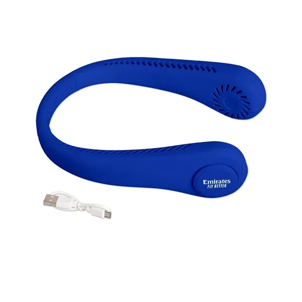 Plastic neck fan with 3 speeds and cord for recharging.... from ASI 98360 WOWLine / WOWLine®