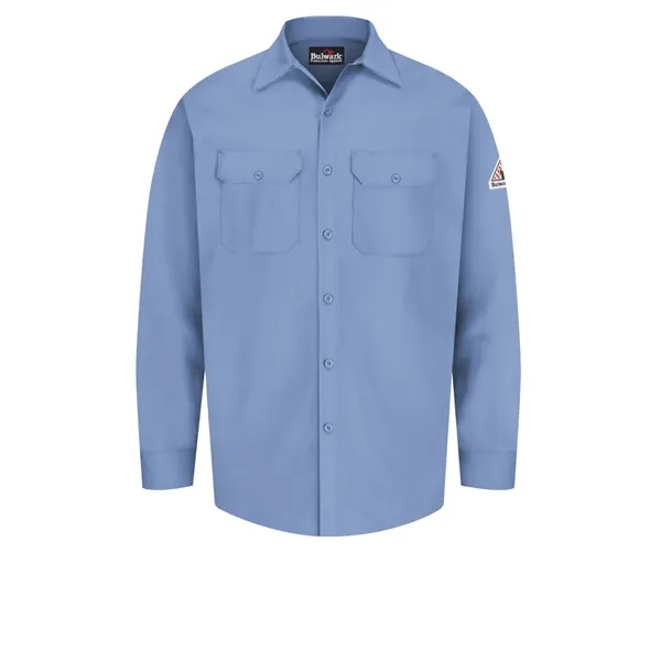 Bulwark - Work Shirt - WoShirt Excel - Fr 7Oz Khaki... from ASI 86018 Scrub Authority / Uniform Stores