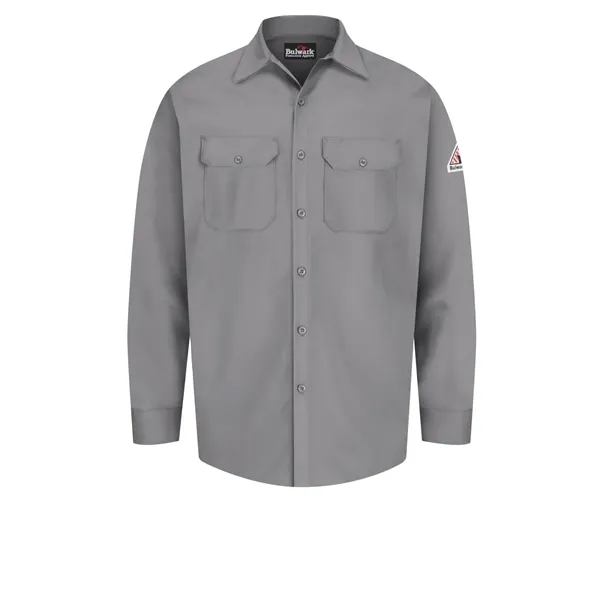 Bulwark - Work Shirt - WoShirt Excel - Fr 7Oz Khaki... from ASI 86018 Scrub Authority / Uniform Stores