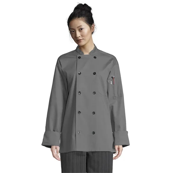 Uncommon Threads Unisex Classic Poplin Chef Coat - Colors... from ASI 86018 Scrub Authority / Uniform Stores
