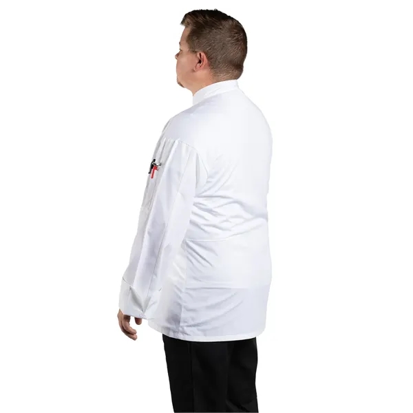 Uncommon Threads Unisex Classic Poplin Pro Vent Chef Coat - White... from ASI 86018 Scrub Authority / Uniform Stores