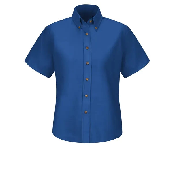 Red Kap Shirts - Women's Short Sleeve Poplin Dress... from ASI 86018 Scrub Authority / Uniform Stores