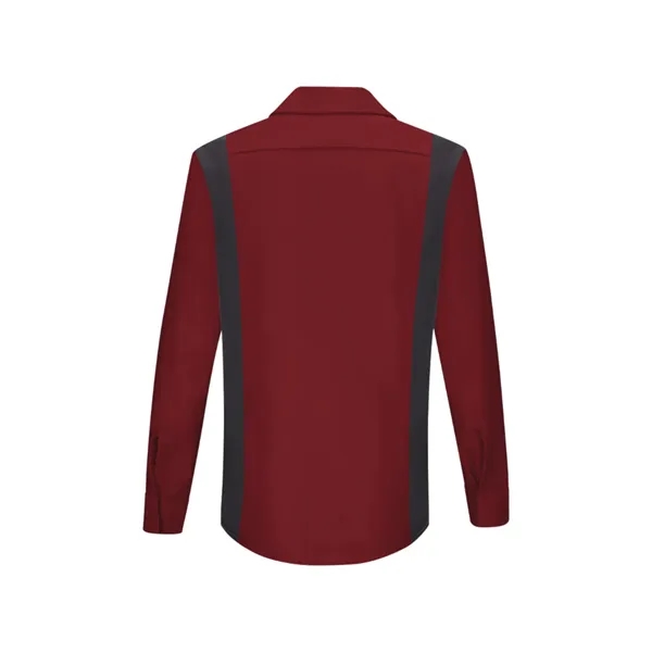 Red Kap Shirts - Women's Long Sleeve Performance Plus Shop... from ASI 86018 Scrub Authority / Uniform Stores