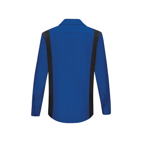 Red Kap Shirts - Women's Long Sleeve Performance Plus Shop... from ASI 86018 Scrub Authority / Uniform Stores