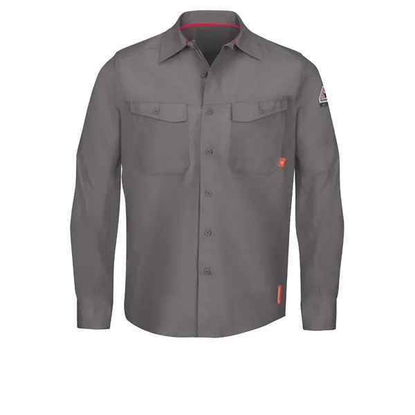 Bulwark - iQ Series Work Shirt - Men's End Long Sleeve... from ASI 86018 Scrub Authority