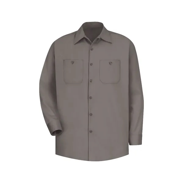 Red Kap Wrinkle-Resistant Long Sleeve Cotton Work Shirt... from ASI 86018 Scrub Authority / Uniform Stores